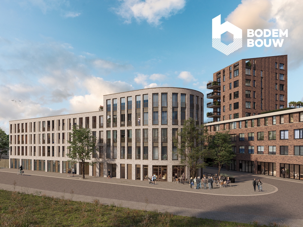 Impressie nieuwbouw appartementencomplex Gonnet 22 - Gonnetstraat