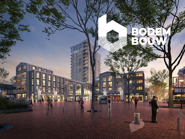 Impressie van het app. complex en commerciële ruimtes Walkwartier