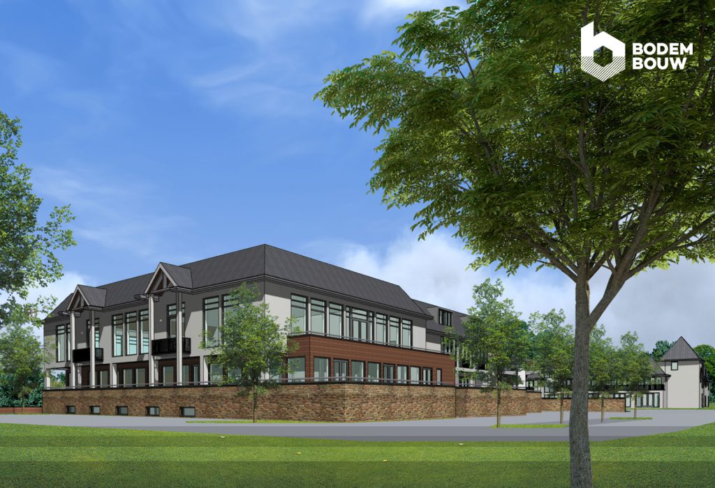 Impressie van de uitbreiding van het van der Valk Hotel in Wassenaar