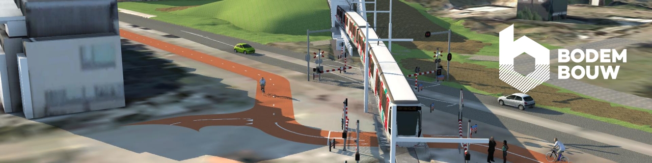 Impressie overang Strandweg Metro aan Zee