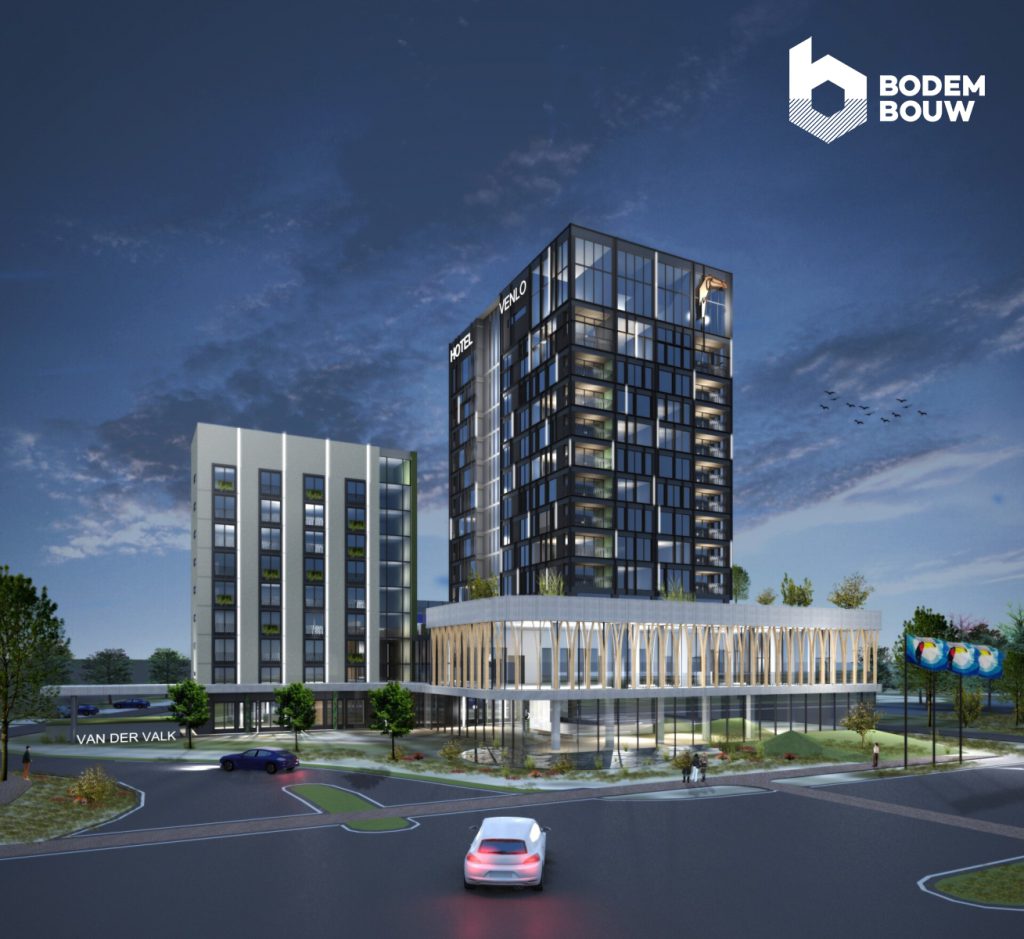 Impressie nieuwbouw Hotel van der Valk - Venlo