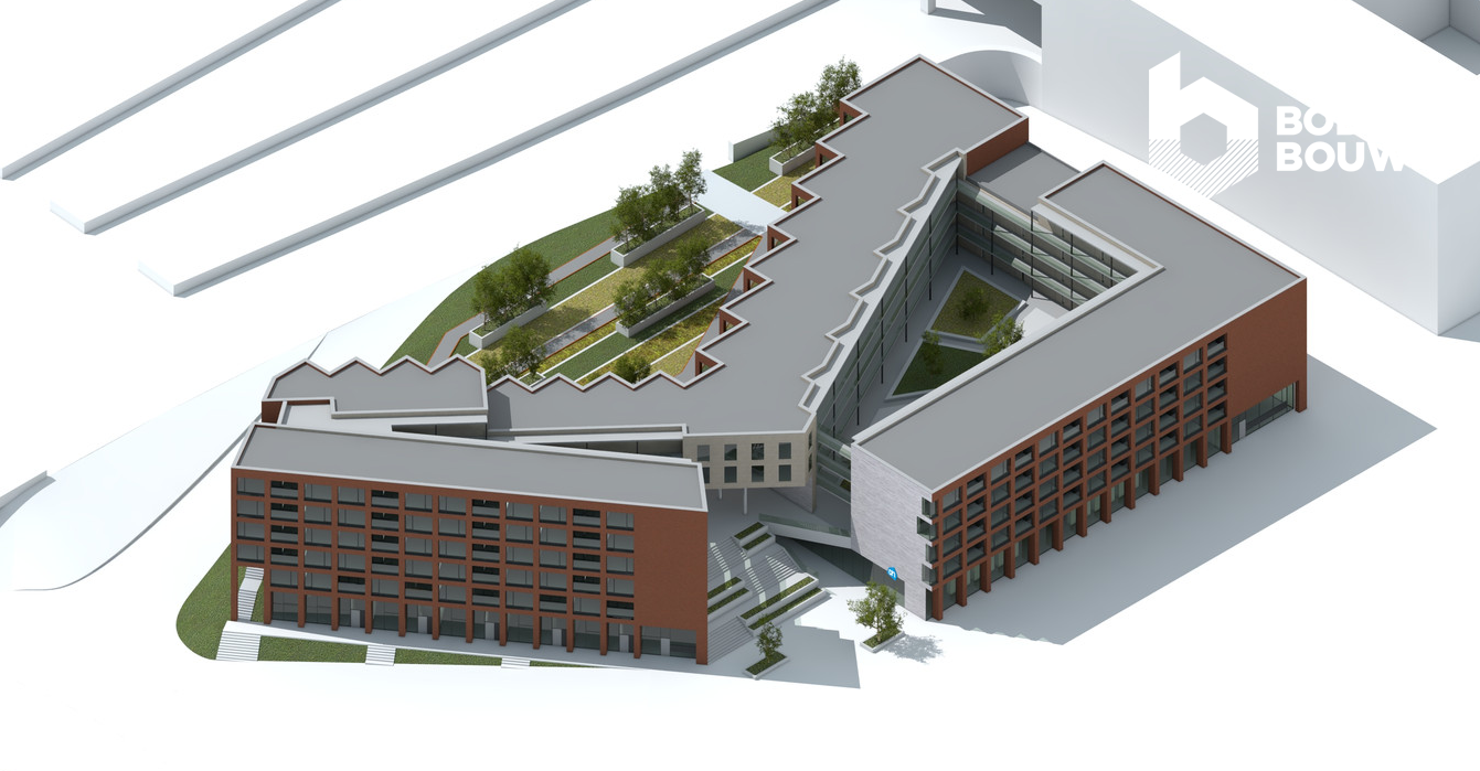 Impressie van het nieuwe woon- en winkelcomplex