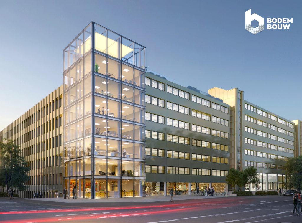 Impressie van nieuwbouw Franklinstrasse Berlijn